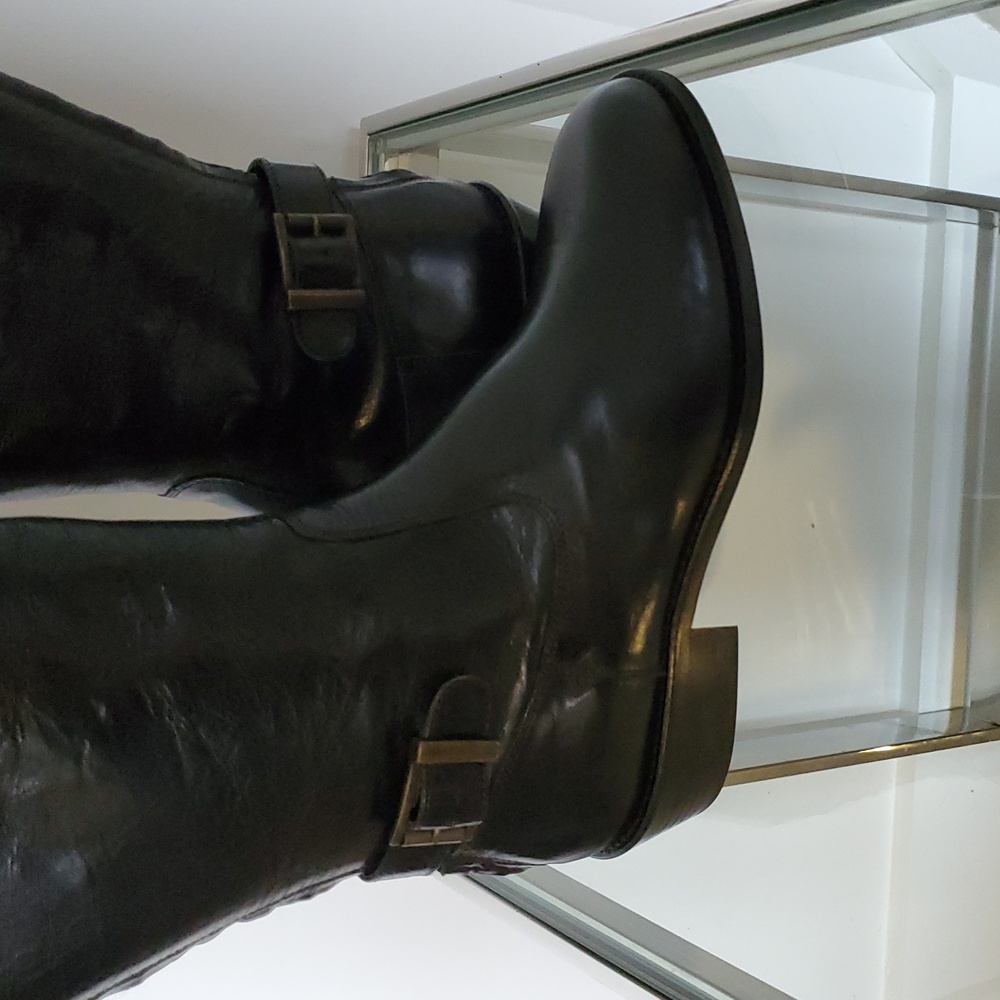 LOVE David & Richard women’s Black Leather boots Made In Italy Size 40 (10)NWOB - Picture 3 of 11